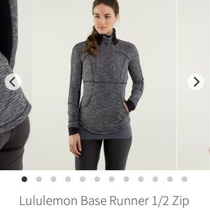 Lululemon ½ Zip Pullover-Base Runner-Run Top